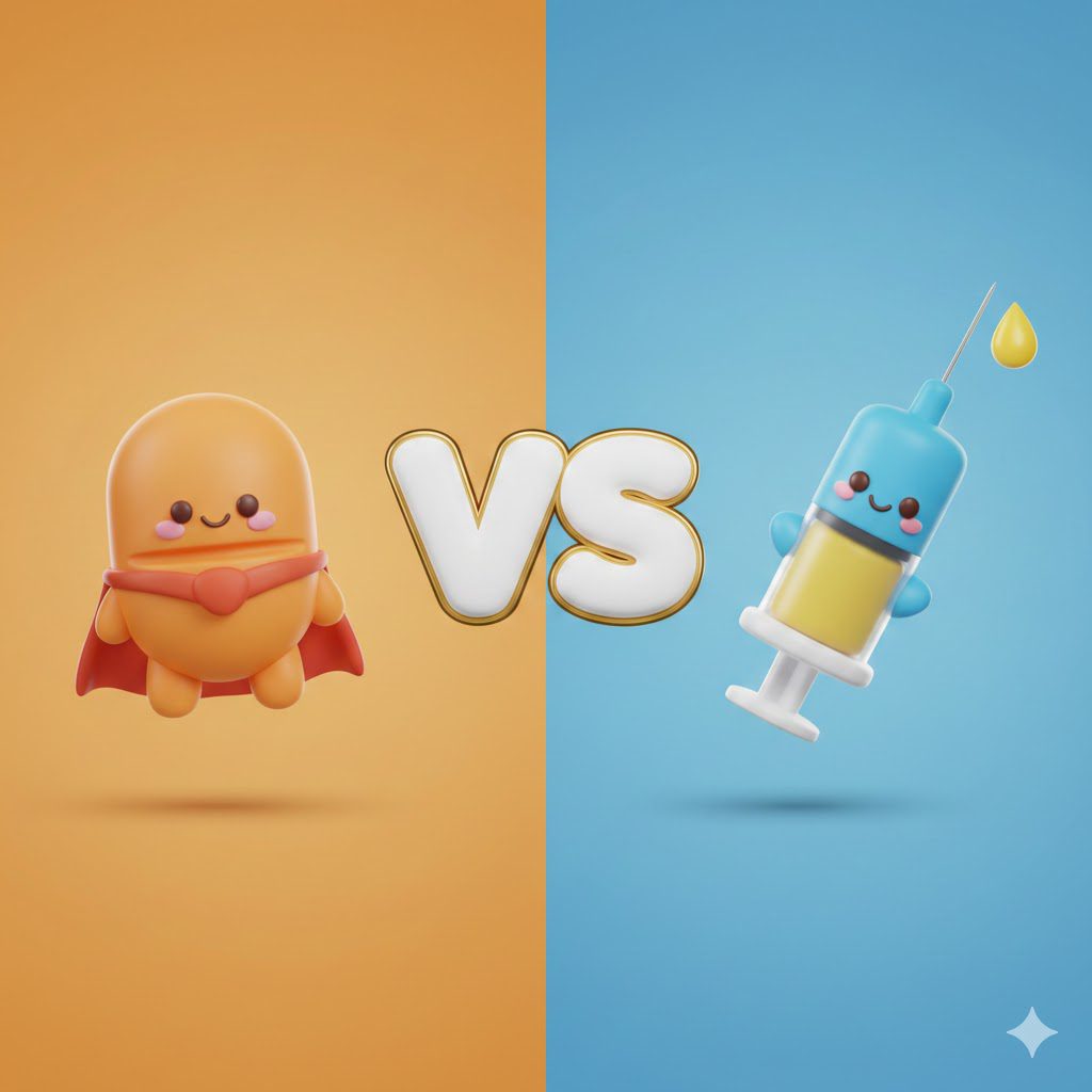 VitD injection vs PO