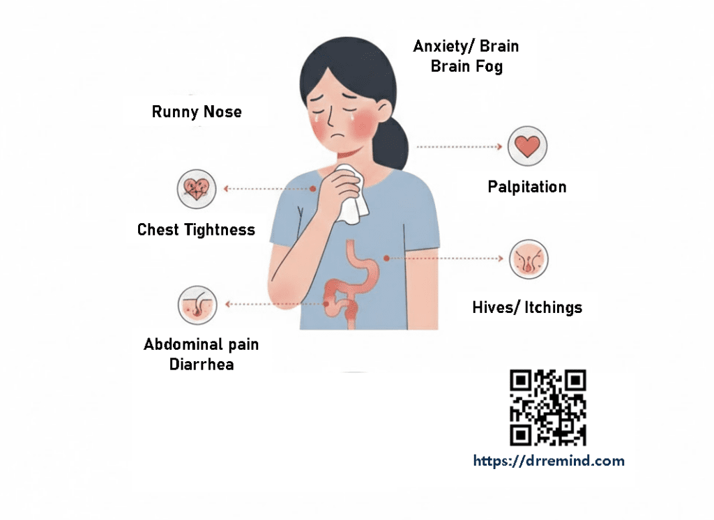 Histamine Syndrome Symptomes
